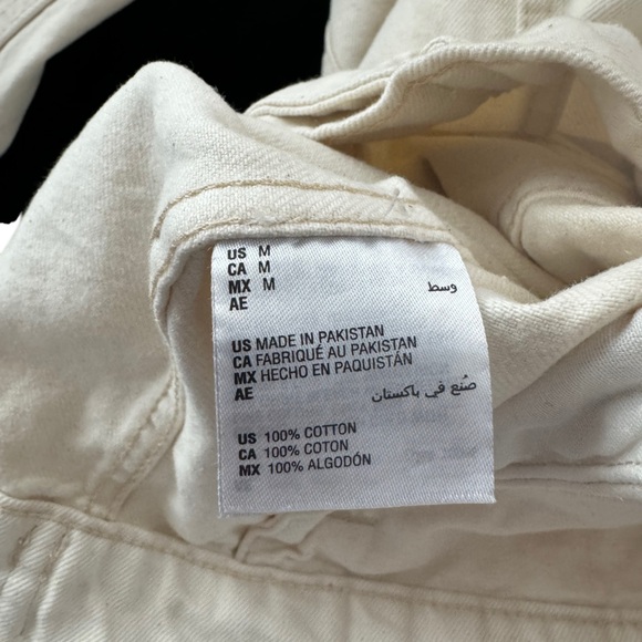 On 34th Womens Ecru Jean Jacket - New - Picture 4 of 6
